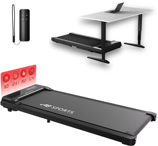 AJ Sports walking pad loopband voor onder het bureau