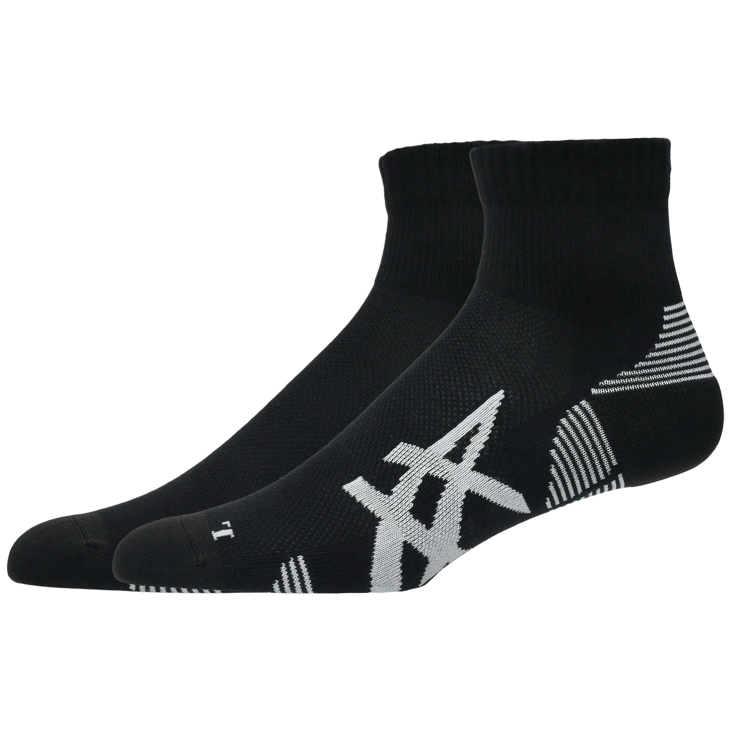 ASICS Cushioned Run Quarter gedempte hardloopsokken in 2-pack
