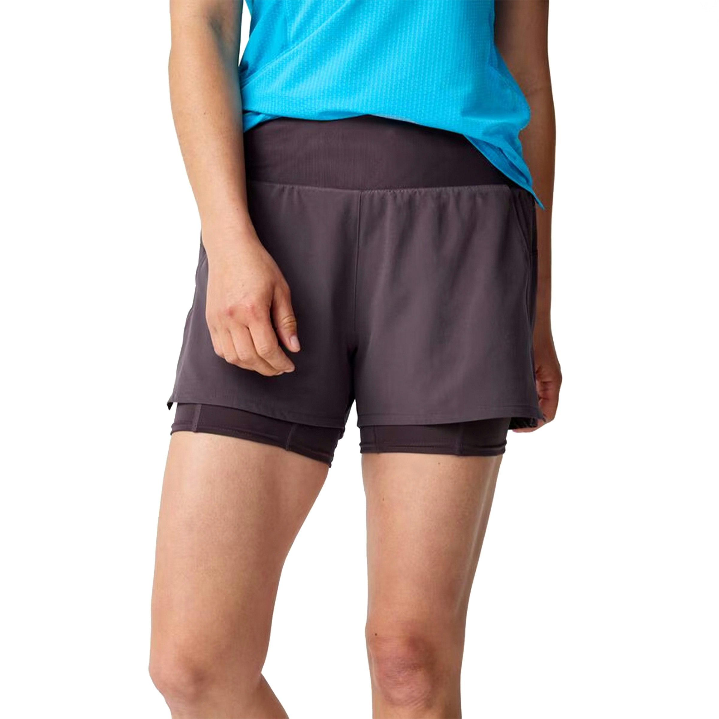 Brooks High Point 2-in-1 hardloopshort voor dames