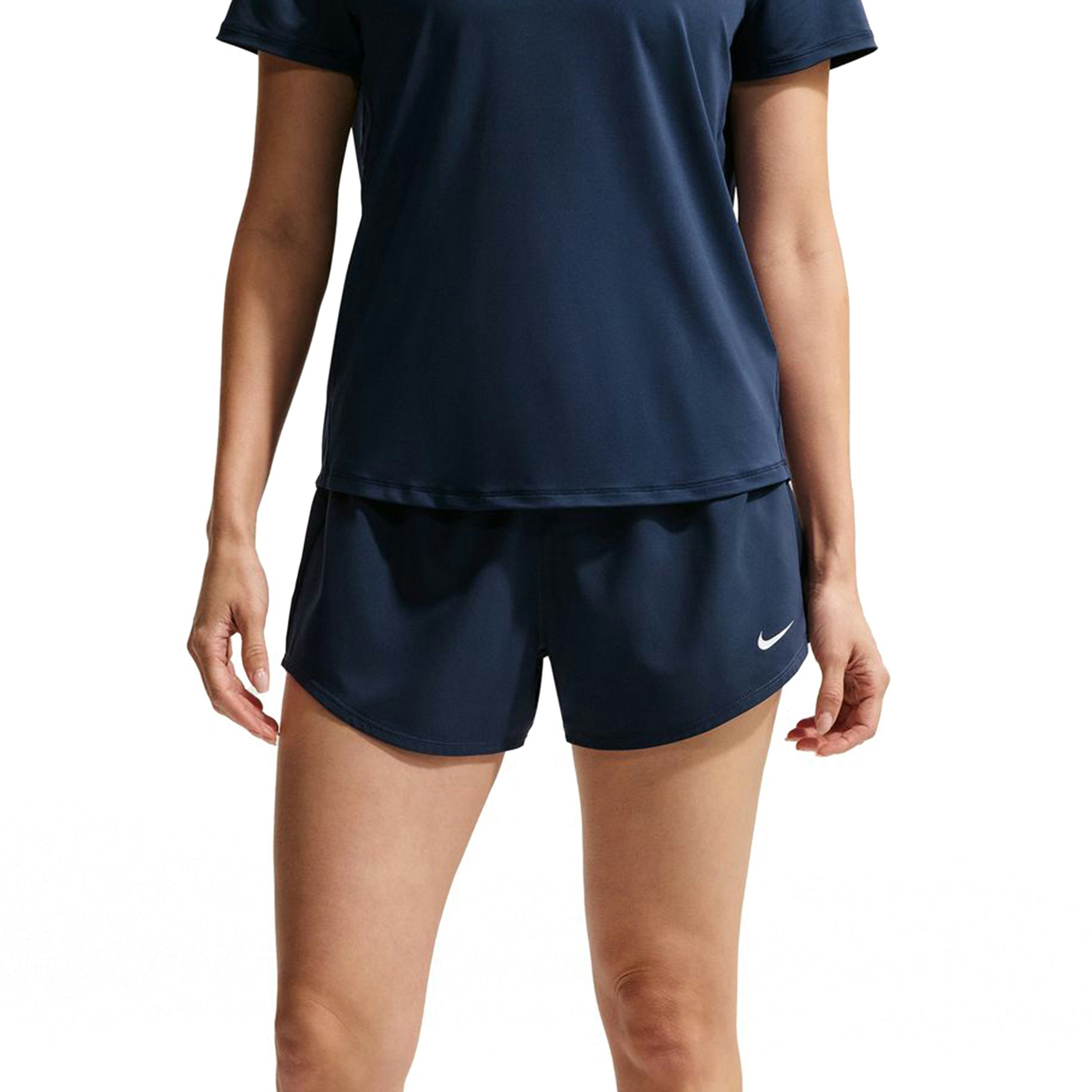 Nike One hardloopshort voor dames met binnenbroekje